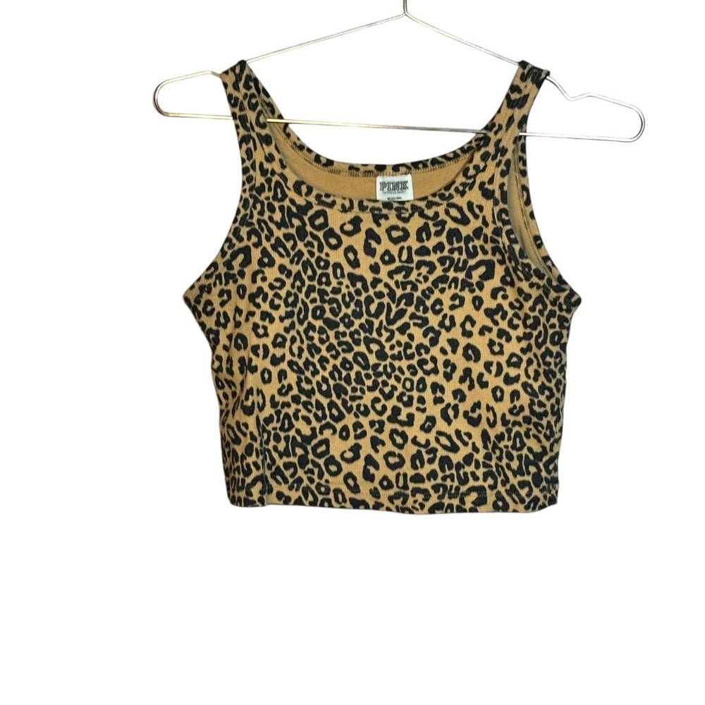 PINK Victoria's Secret Animal Print Cropped Tank Top Woman’s Size M
